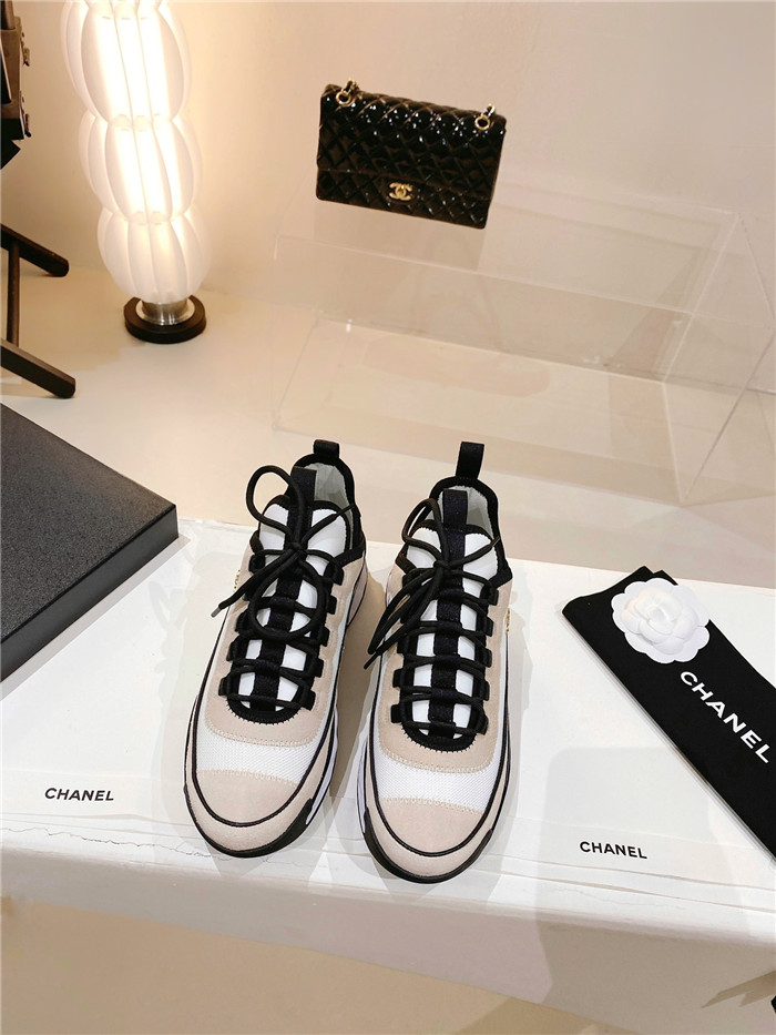 Chanel  샤넬 믹스드 파이버 스니커즈 C36500