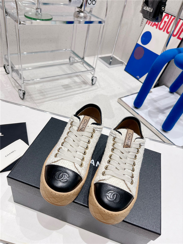 Chanel 샤넬 여성용 스니커즈 (굽5CM) C32588
