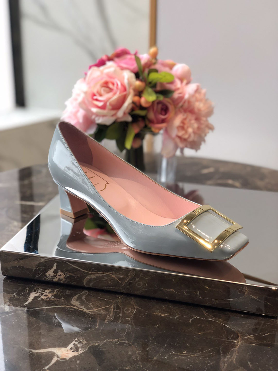 로저비비에 구두 굽높이4.5CM 봄신상 (220,250사이즈 주문제작)