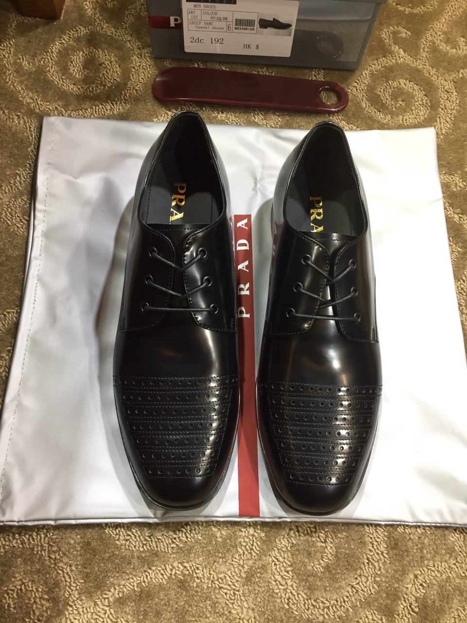 프라다 남성 정장구두 봄신상