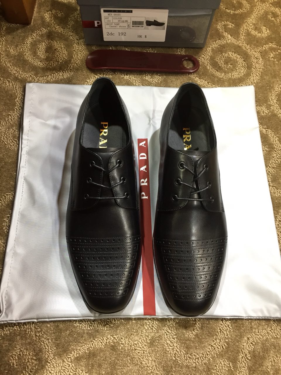프라다 남성 정장구두봄신상