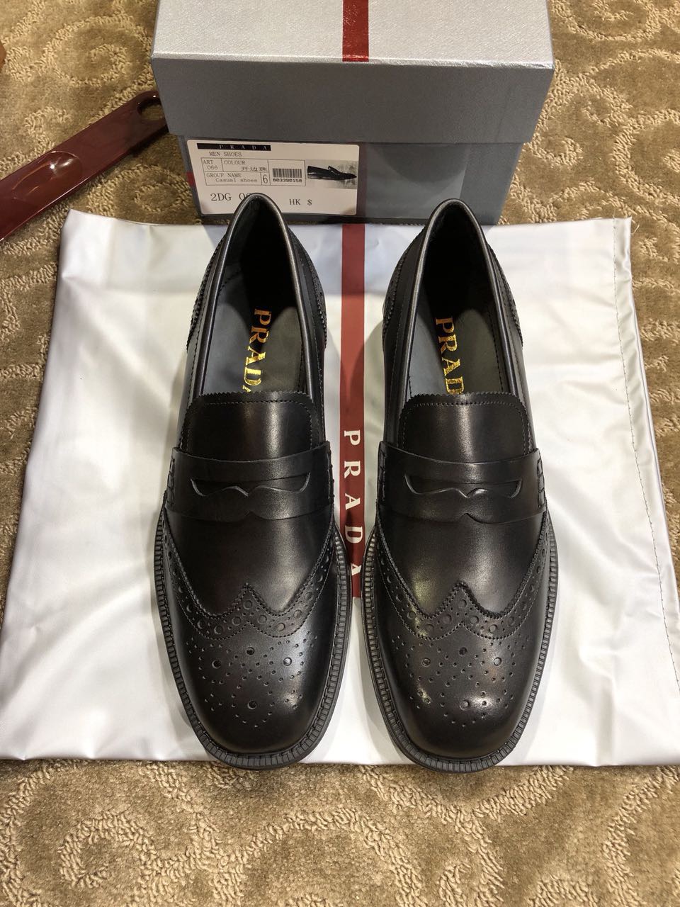 프라다 남성 정장구두 봄신상