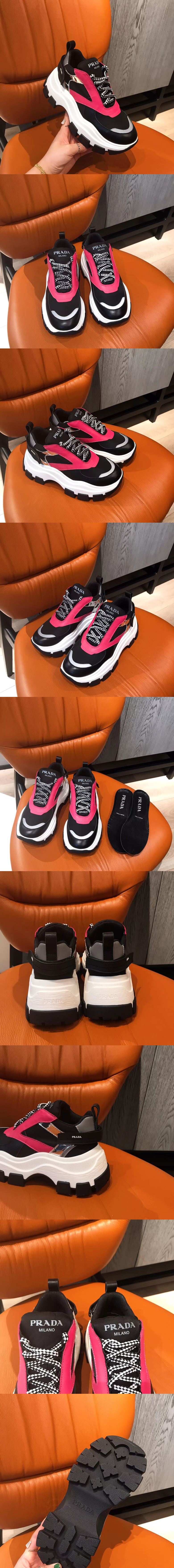 프라다 블럭 스니커즈 M2356-1