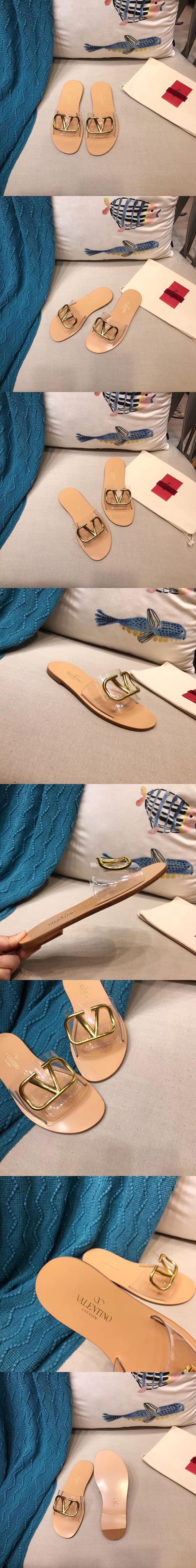 발렌티노 VRING 브이링 뮬 슬리퍼 M1234-4