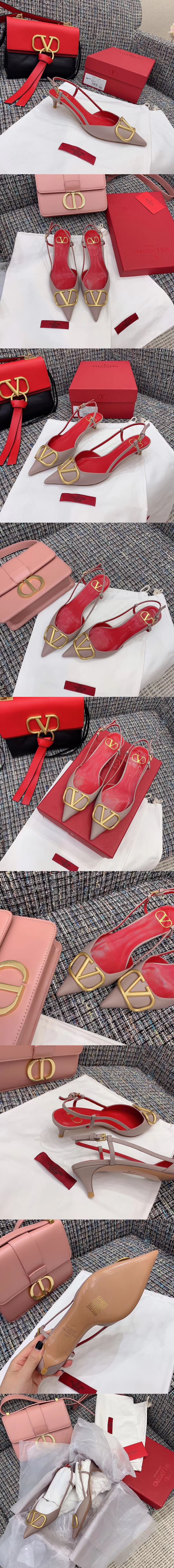 발렌티노 VRING 브이링 슬링백 4cm M2762-2