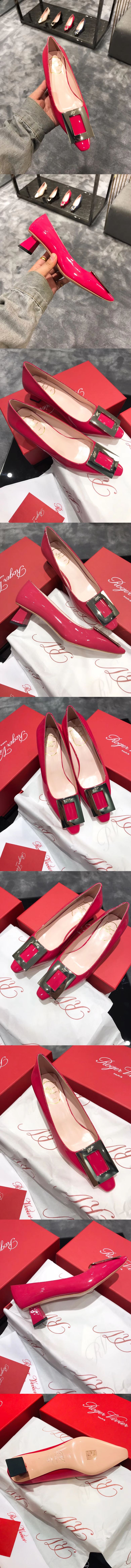 로저비비에 트라페제 펌프스 4.5cm M1636-1