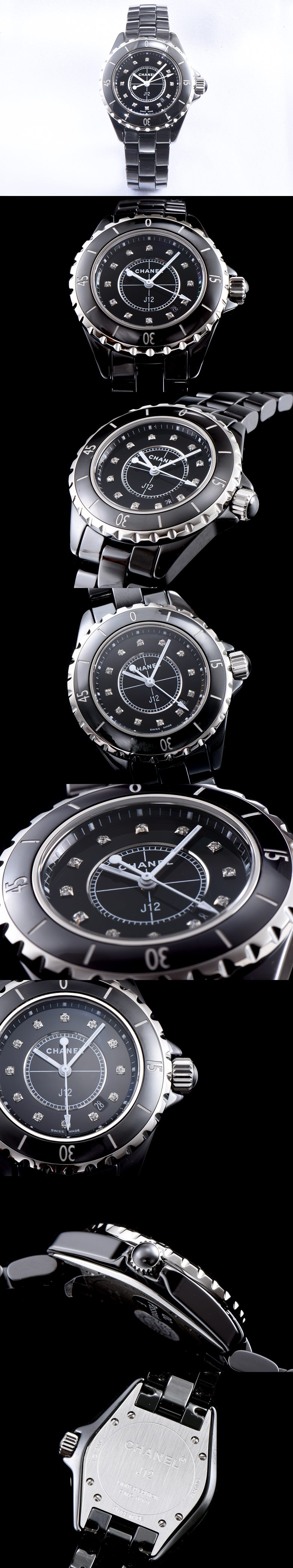 [CHANEL]샤넬 J12-21 33mm 쿼츠 H1625