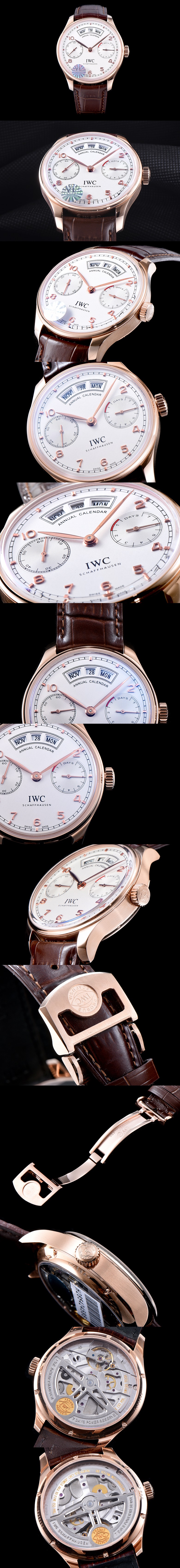 [IWC]IWC 포르투기스 애뉴얼캘린더 칼리버-5 IW503504