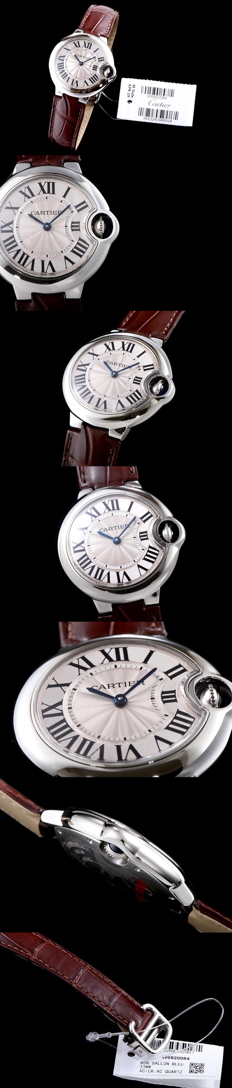 [Cartier]까르띠에 발롱블루 33mm 쿼츠-15 W6920086