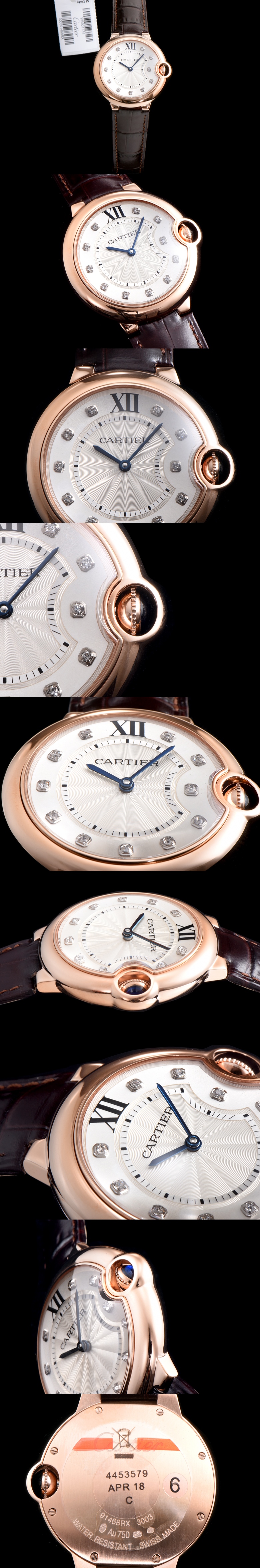 [Cartier]까르띠에 발롱블루 36mm 쿼츠-6 WE902028