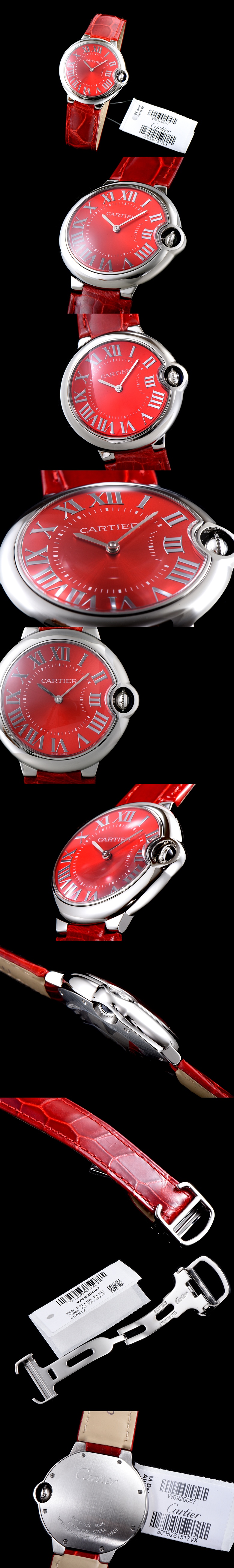 [Cartier]까르띠에 발롱블루 36mm 쿼츠-11