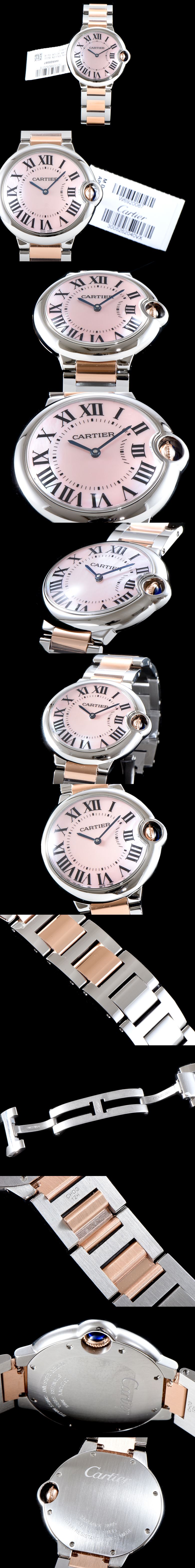 [Cartier]까르띠에 발롱블루 36mm 쿼츠-15 W69011Z4