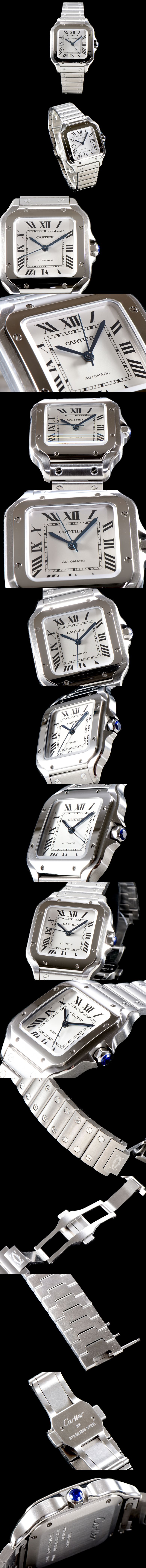 [Cartier]까르띠에 산토스 35mm-8 수정형 WSSA0010