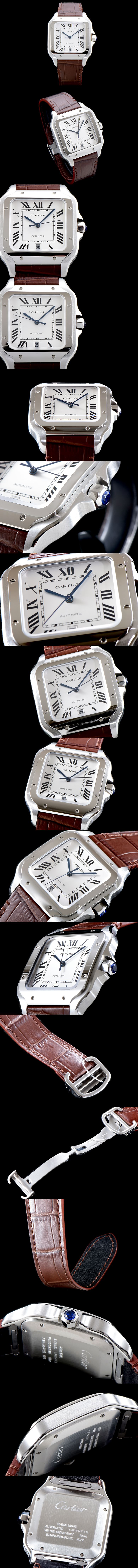 [Cartier]까르띠에 산토스 40mm-10 수정형 WSSA0009