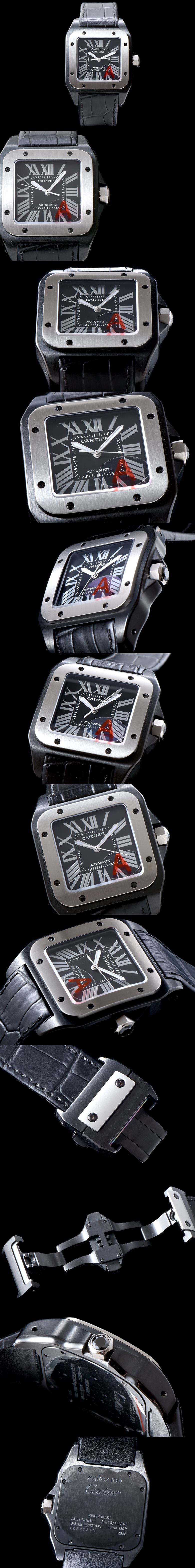 [Cartier]까르띠에 산토스 42mm-35 수정형 W2020010