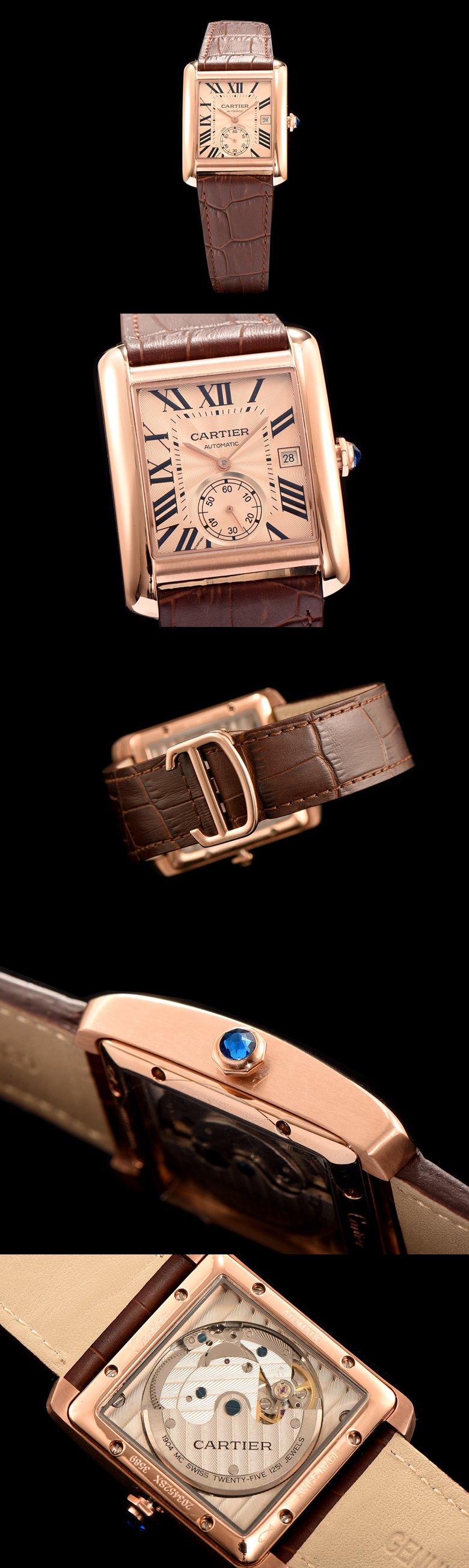  Cartier 까르띠에 탱크 남성용 44mm-46