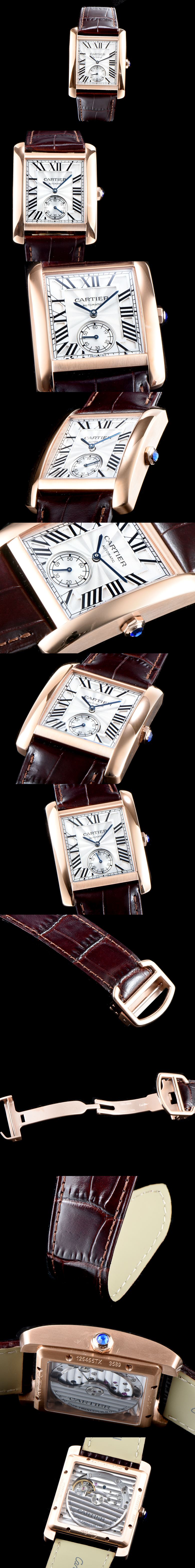 [Cartier]까르띠에 탱크 남성용 44mm-54 W5330001