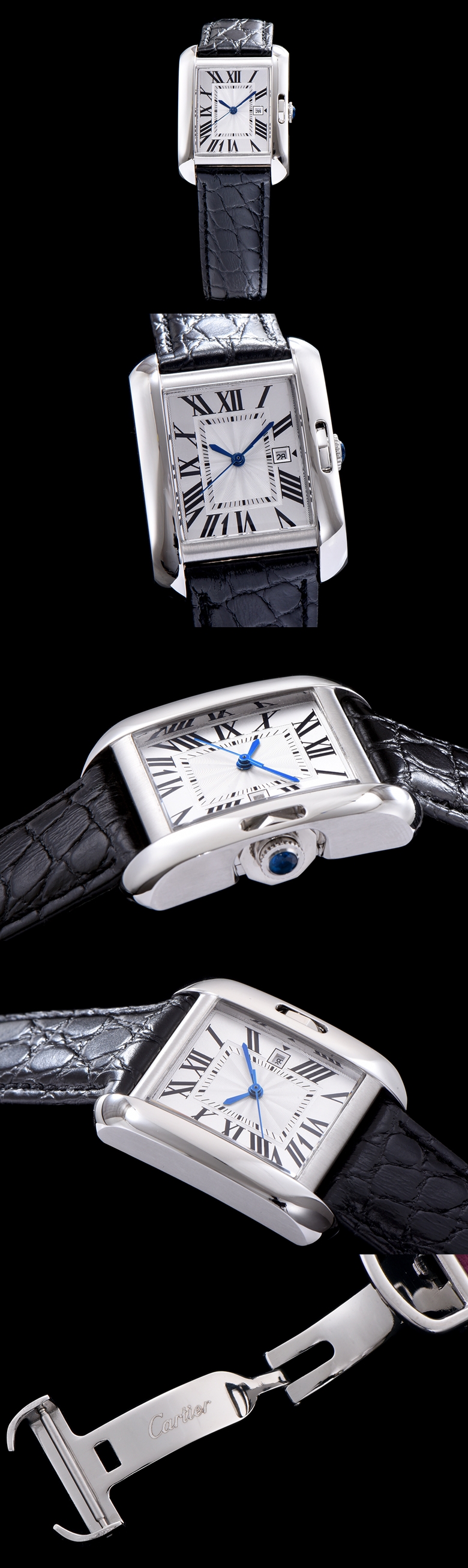 [Cartier]까르띠에 탱크 앙글레즈 여성용-48 (LARGE)