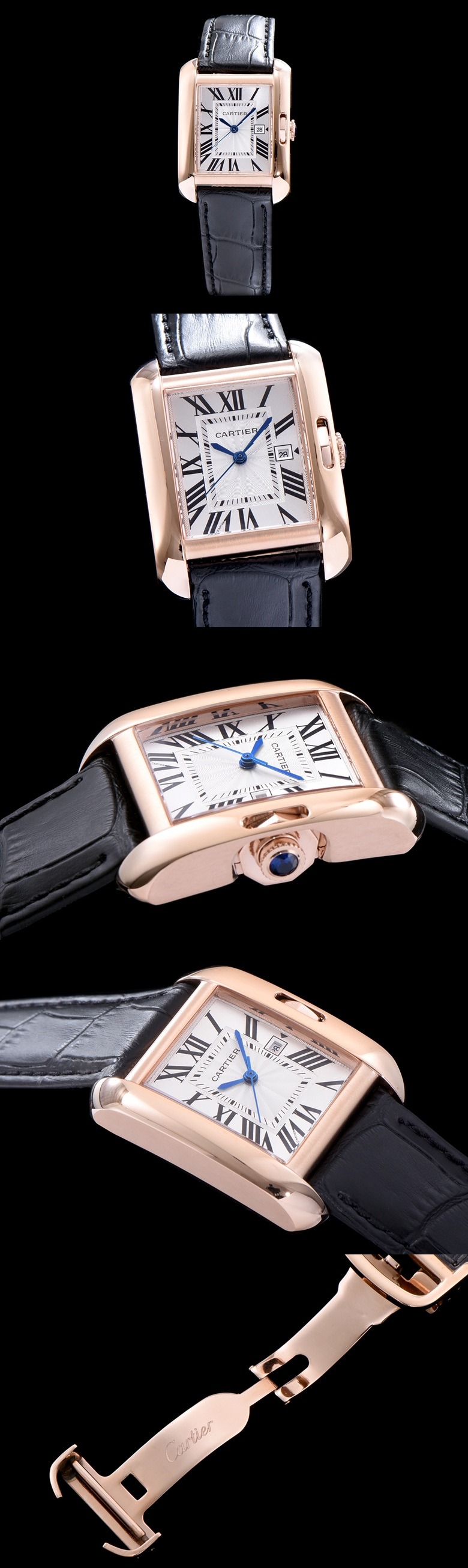 [Cartier]까르띠에 탱크 앙글레즈 여성용-58 (LARGE)