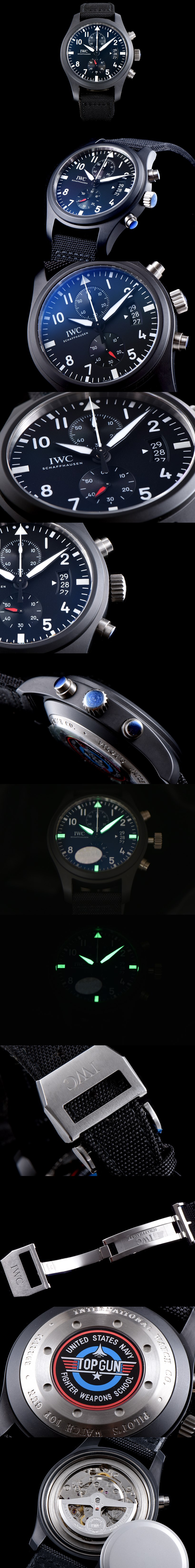 [IWC]IWC 파일럿 탑건 크로노그라프 IW388007