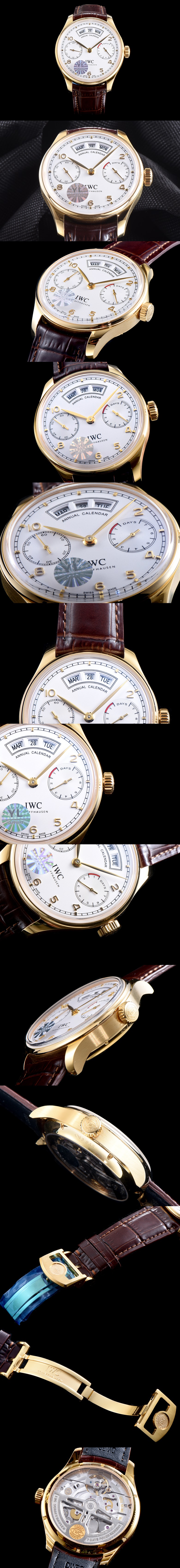 [IWC]IWC 포르투기스 애뉴얼캘린더 칼리버-1 IW503504