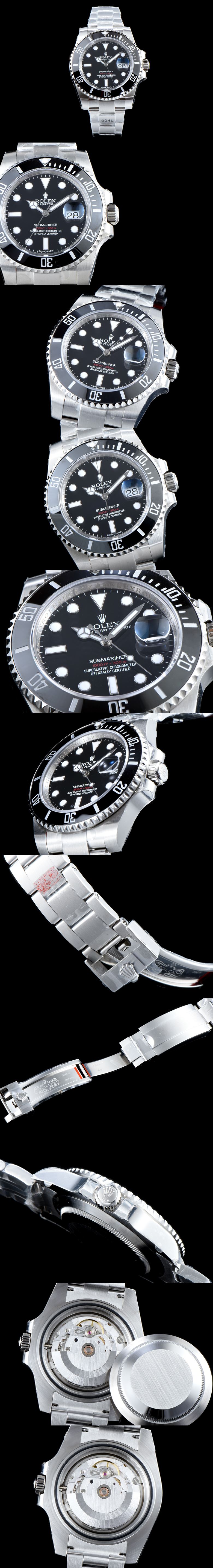 [ROLEX]로렉스 서브마리너 블랙 수정형 116610LN-97200