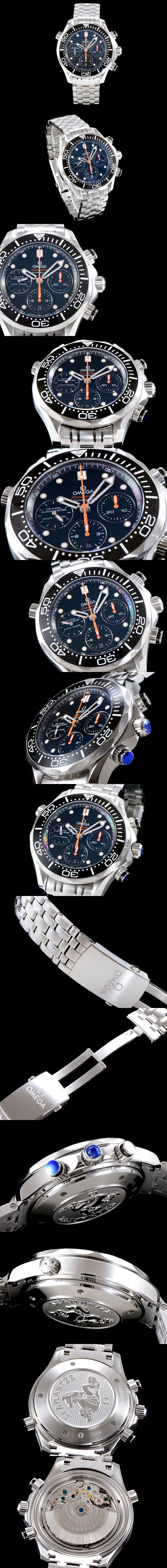 [OMEGA]오메가 씨마스터 300m 크로노그라프 212.30.44.50.01.001