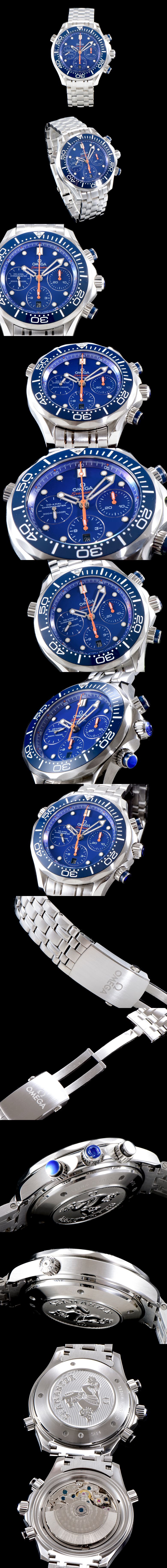 [OMEGA]오메가 씨마스터 300m 크로노그라프 212.30.44.50.03.001