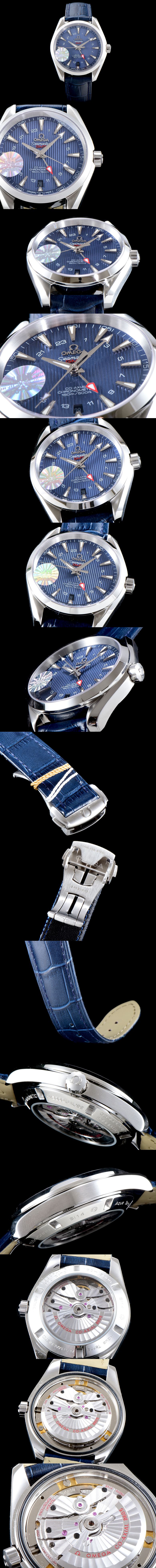 [OMEGA]오메가 아쿠아테라 GMT-19 231.13.43.22.03.001