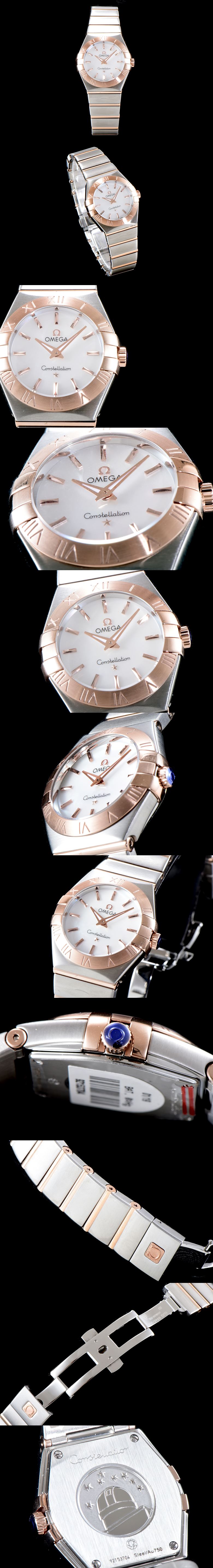 [OMEGA]오메가 컨스틸레이션 여성용 쿼츠-6 123.20.24.60.05.001