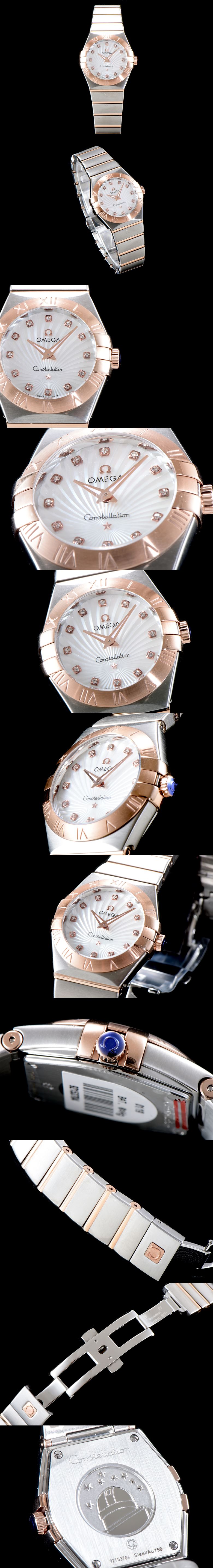 [OMEGA]오메가 컨스틸레이션 여성용 쿼츠-7 123.20.27.20.55.002