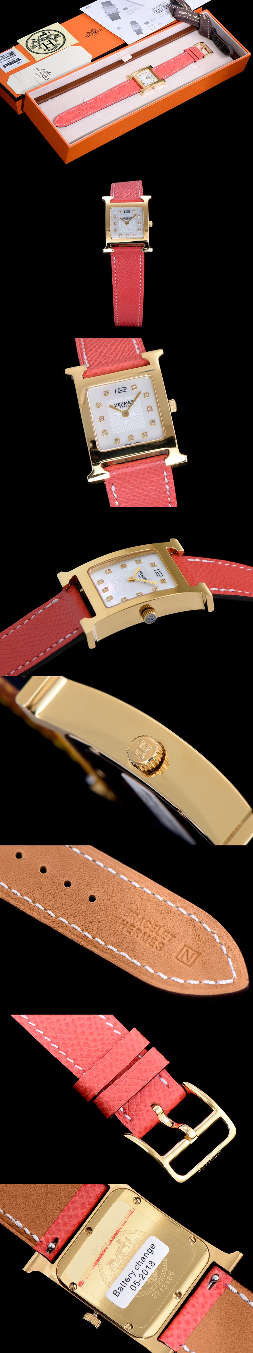 [HERMES]에르메스 H 아워 26mm-17