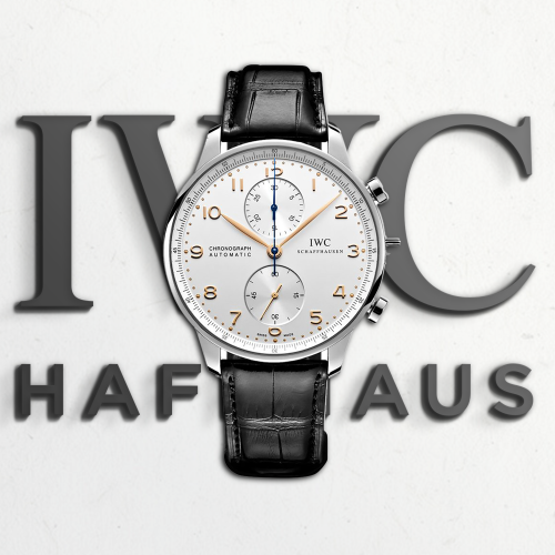 (실사영상) IWC 포르투기즈 골드 아이더블유씨 깔끔한 슈트 정장에 매우 잘 어울릴거 같은 아이템 포르투기즈 IW371480 크로노그래프 화이트 다이얼 오토매틱 무브먼트 iwc0213 - IWC Portuguese Chronograph White Dial Automatic Movement