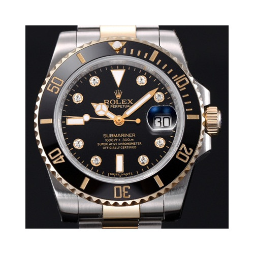 (실사영상) Rolex 로렉스 서브마리너 베스트 추천 아이템 1:1제작 상품설명 참조 다이아몬드 인덱스 그레이 다이얼  오토매틱 무브먼트 rol0331 - Rolex Submariner Gray Dial Diamonds Index Automatic Movement