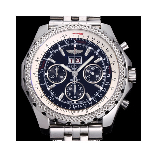 Breitling 브라이틀링 벤틀리 6.75 빅데이트 블랙 다이얼 오토매틱 무브먼트 스크레치 방지 사파이어 크리스탈 글라스 등등 최고옵션 bre0199 - Breitling Bently 6.75 Edition Black Dial Automatic Movement