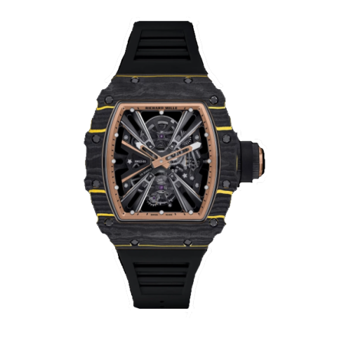 RICHARD MILLE 리차드밀 블랙 골드 카본 파이버 뚜르비옹 러버밴드 RM12-01 (10color)