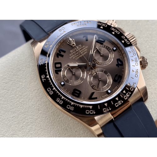 ROLEX 로렉스 데이토나 크로노그래프 초코 다이얼 러버밴드 116515