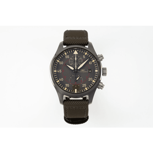 IWC 아이더블유씨 파일럿 플라이백 크로노그래프 브라운 44mm