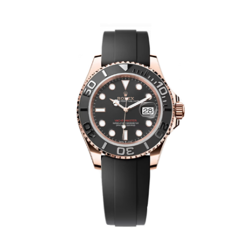 ROLEX 롤렉스 최신버전 1:1 베스트 에디션 요트마스터 116655 블랙 세라믹 베젤 블랙 다이얼 러버스트랩 오토매틱 무브먼트 rol0318 - ROLEX Yacht-Master Black Ceramic Bezel Black Dial Automatic Movement