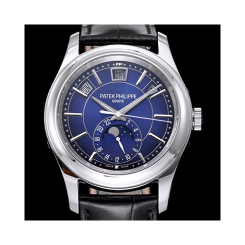 Patek Philippe 파텍필립 컴플리케이션 5205G-013 에뉴얼 캘린더 40MM UP!! 데이-데이트 문페이즈 엘레강스 선버스트 다이얼 Cal.324 S C 오토매틱 무브먼트 pat0383 - Patek Philippe Baselworld 2018 New Complications Annual Calendal Day-Date Moonphase Elegant Sunburst Dial Cal.324 S C Automatic Movem