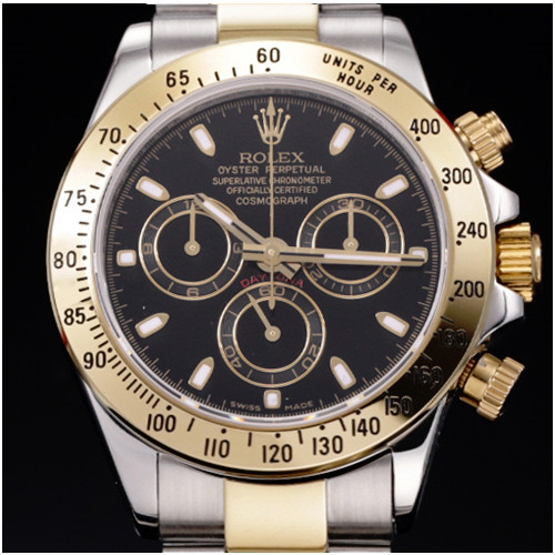 ROLEX 데이토나 코스모그래프 116503 18K 옐로우 골드 콤비 크로노그래프 블랙 다이얼 오이스터 브레이슬릿 신형 7750B-2 오토매틱 무브먼트 rol0615 - Rolex Cosmograph Daytona TOP Grade Quality 18k Yellow Gold Noob Chronograph Black Dial Oyster Bracelet Automatic Move