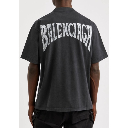 BALENCIAGA 발렌시아가 핸드드라운 워싱 반팔