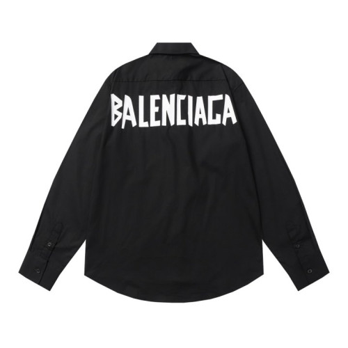 BALENCIAGA 발렌시아가 테잎 백로고 셔츠