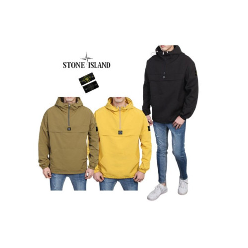 STONE ISLAND 스톤아일랜드 로고와펜 코튼 맨투맨