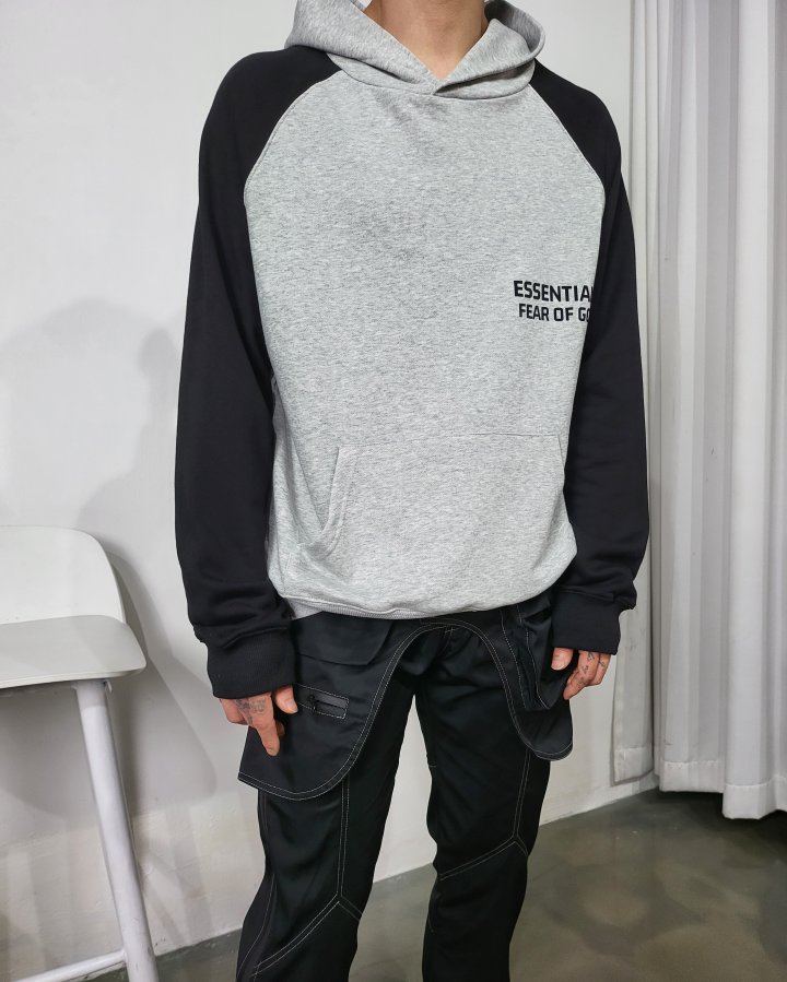 Essentials FOG 에센셜 배색 후드