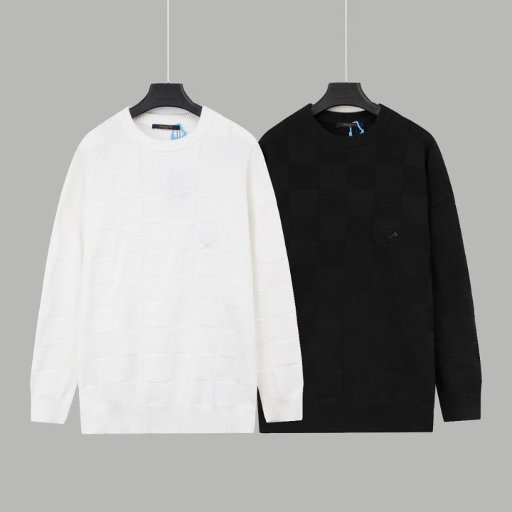 LOUIS VUITTON  루이비통 옷핀 다미에 니트