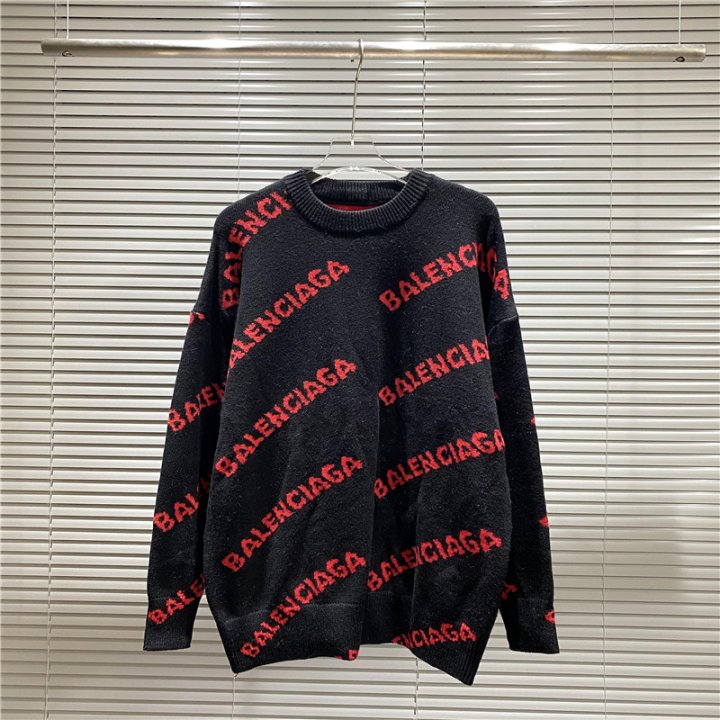 BALENCIAGA 발렌시아가 803 로고 니트
