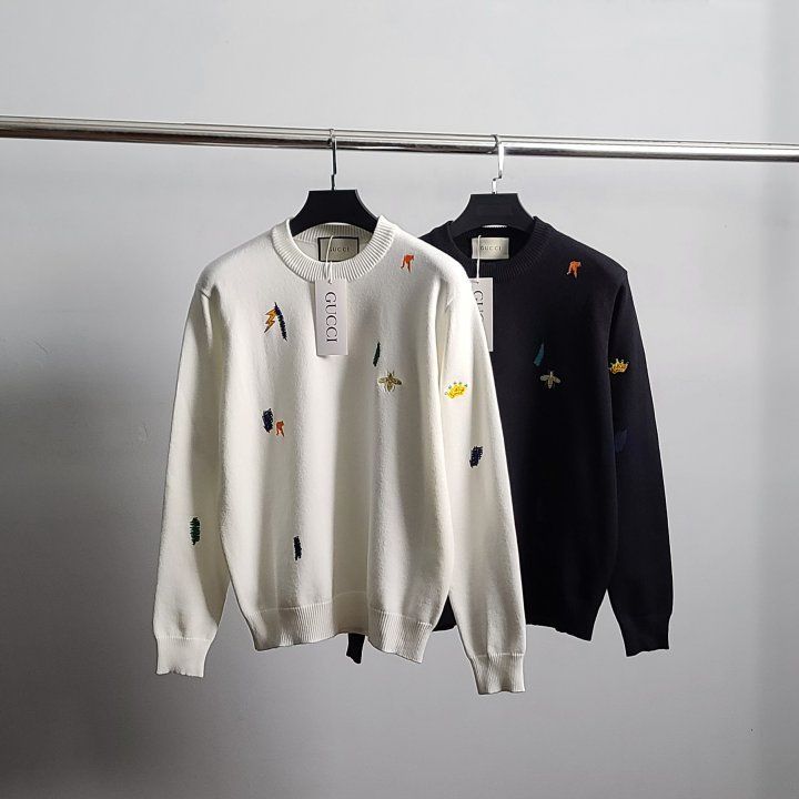 GUCCI 구찌 멀티자수 캐시미어 니트