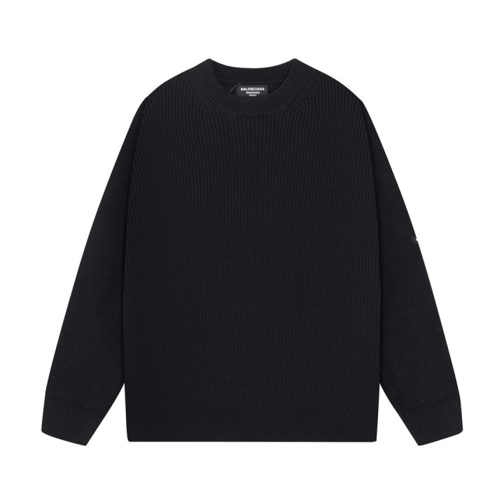 BALENCIAGA 발렌시아가 솔리드 커프스 니트