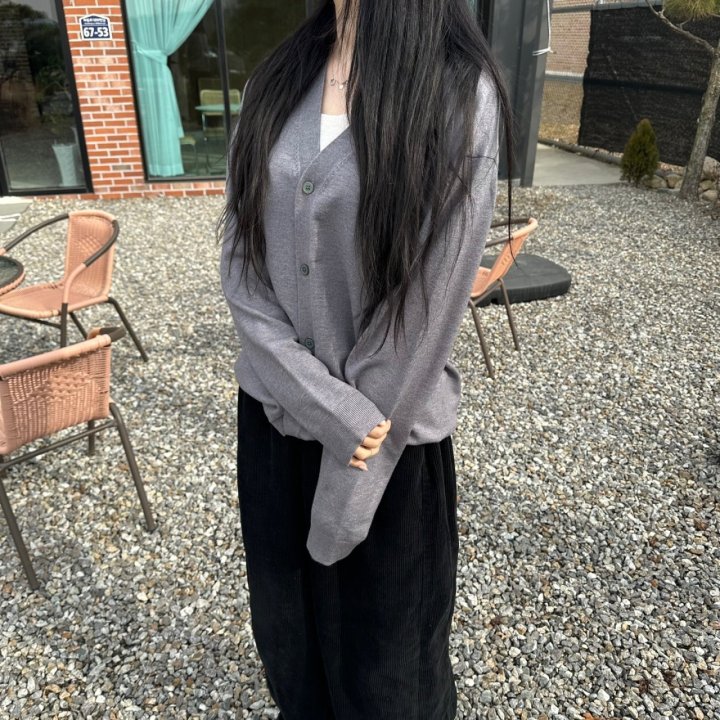 Maison Margiela 메종 마르지엘라 스티치 브이넥 가디